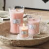 Woodwick bougie crépitante senteur "Coucher de soleil" mini sablier – Image 2